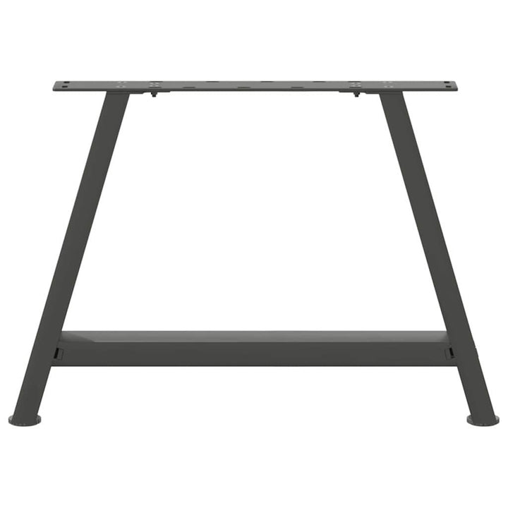 sofabordsben A-formet 2 stk. antracit 70x(42-43) cm stål