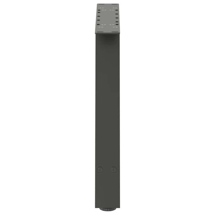 sofabordsben A-formet 2 stk. antracit 70x(42-43) cm stål