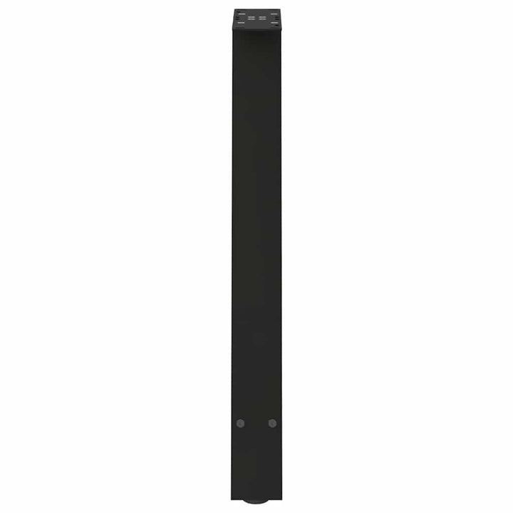 spisebordsben A-formet 2 stk. sort 50x(72-73) cm stål
