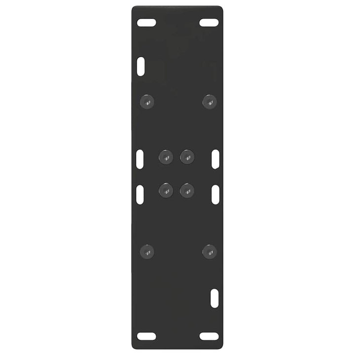 spisebordsben A-formet 2 stk. sort 50x(72-73) cm stål