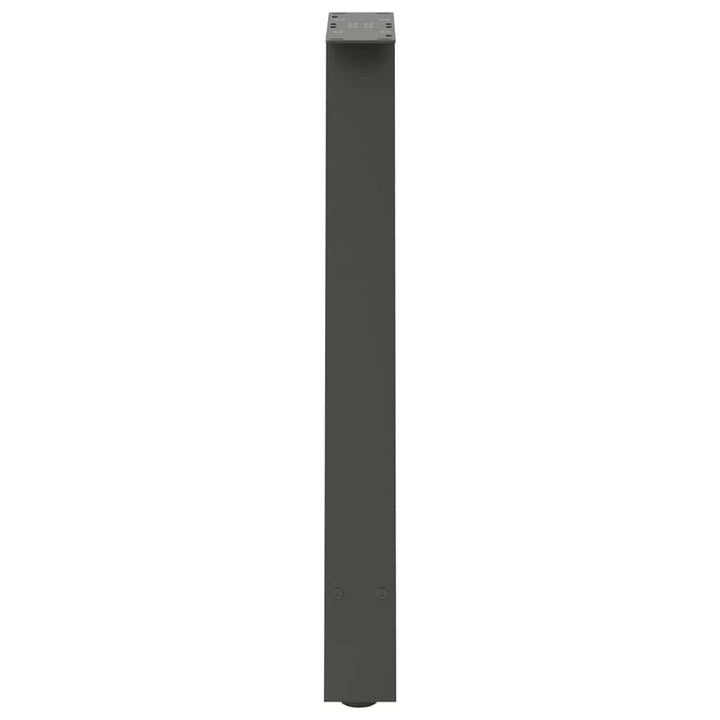spisebordsben A-formet 2 stk. antracit 50x(72-73) cm stål
