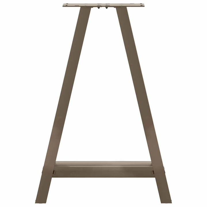 spisebordsben A-formet 2 stk. 50x(72-73) cm stål