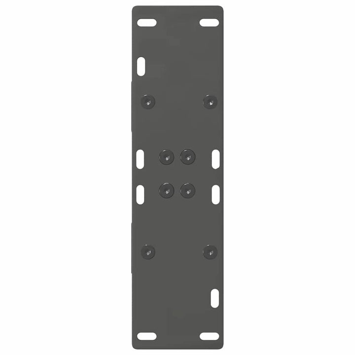 spisebordsben A-formet 2 stk. antracit 60 x (72-73) cm stål