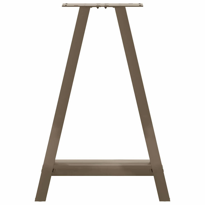 spisebordsben A-formet 2 stk. 60 x (72-73) cm stål