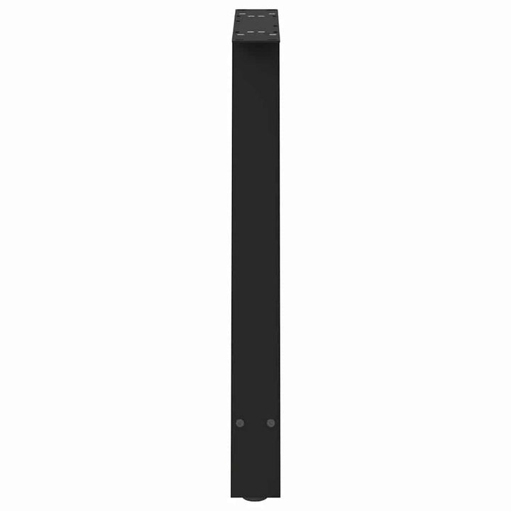 spisebordsben A-formet 2 stk. sort 70 x (72-73) cm stål