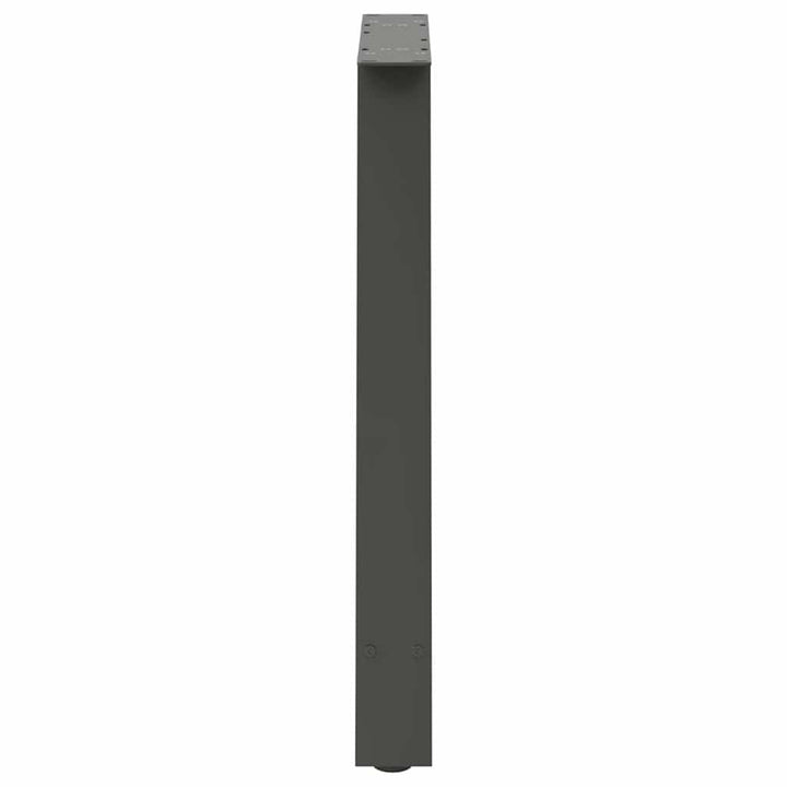 spisebordsben A-formet 2 stk. antracit 70 x (72-73) cm stål