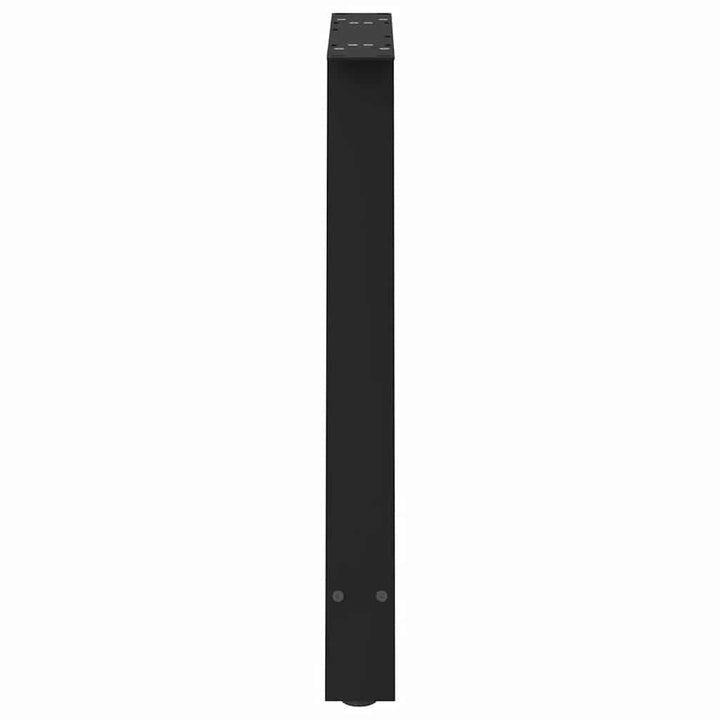 spisebordsben A-formet 2 stk. sort 80x(72-73) cm stål