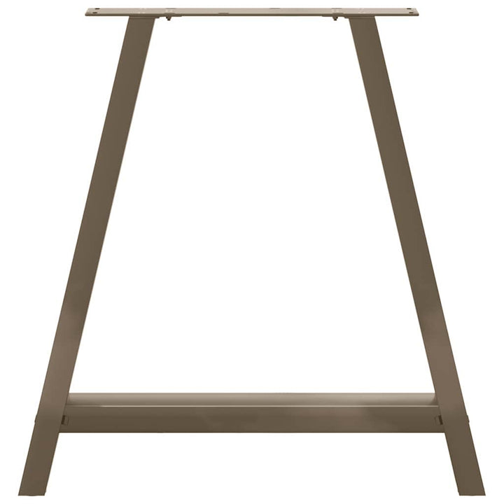 spisebordsben A-formet 2 stk. 80x(72-73) cm stål