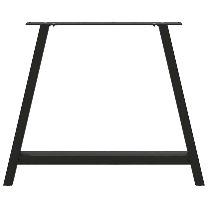spisebordsben A-formet 2 stk. sort 90 x (72-73) cm stål