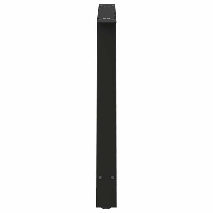 spisebordsben A-formet 2 stk. sort 90 x (72-73) cm stål