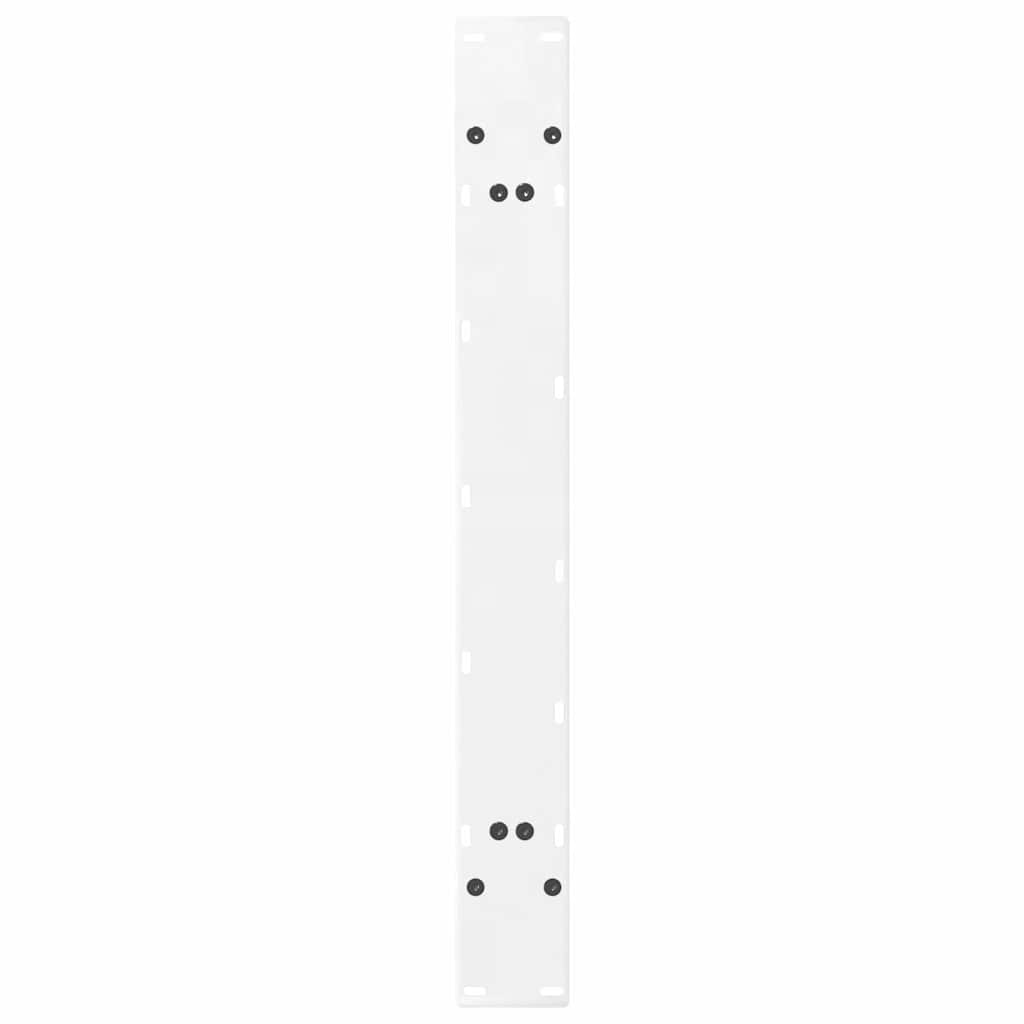 spisebordsben A-formet 2 stk. hvid 90 x (72-73) cm stål