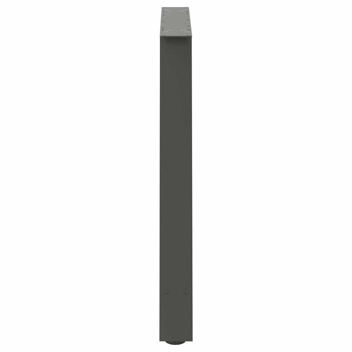 spisebordsben A-formet 2 stk. antracit 90x(72-73) cm stål