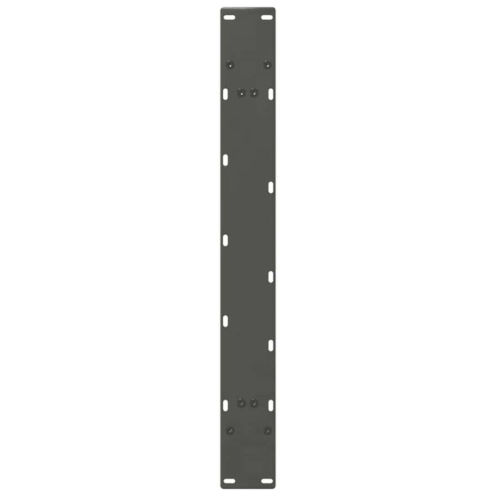 spisebordsben A-formet 2 stk. antracit 90x(72-73) cm stål