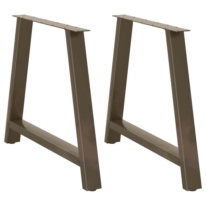 spisebordsben A-formet 2 stk. 90 x (72-73) cm stål