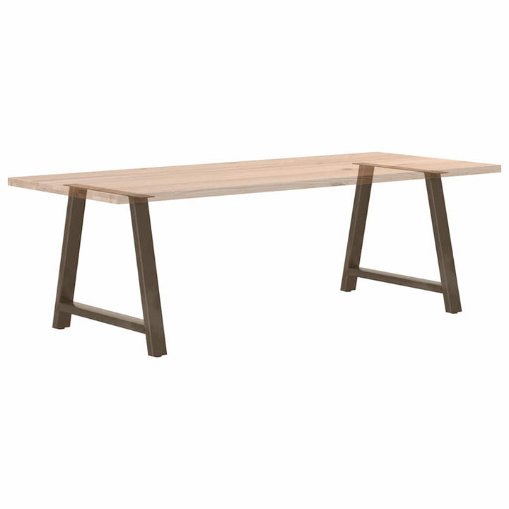 spisebordsben A-formet 2 stk. 90 x (72-73) cm stål