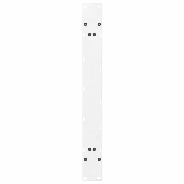 spisebordsben A-formet 2 stk. hvid 100x(72-73) cm stål