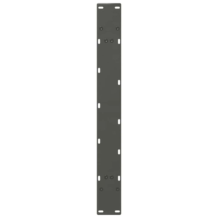 spisebordsben A-formet 2 stk. antracit 100x(72-73) cm stål