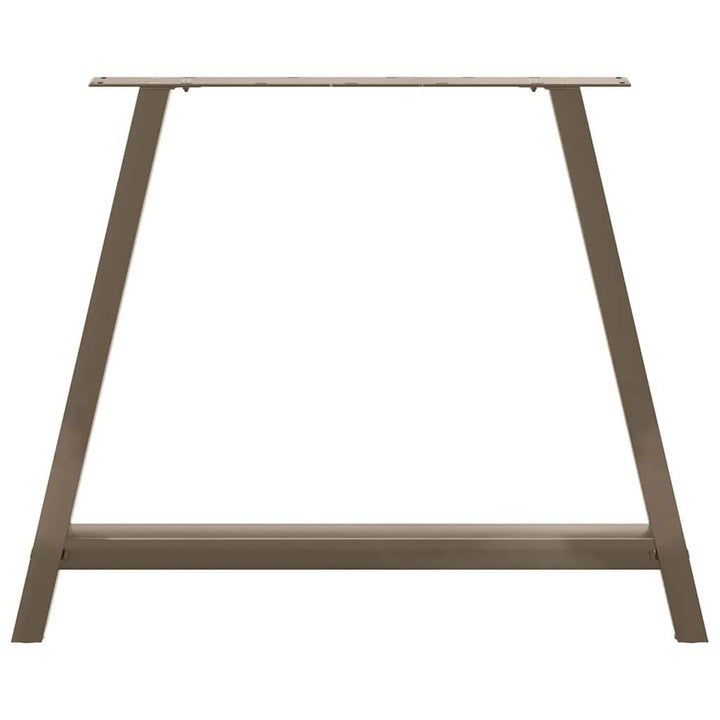 spisebordsben A-formet 2 stk. 100x(72-73) cm stål