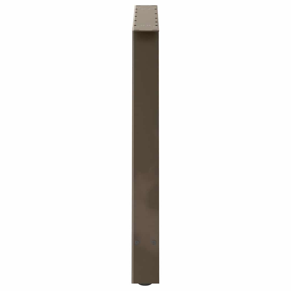 spisebordsben A-formet 2 stk. 100x(72-73) cm stål
