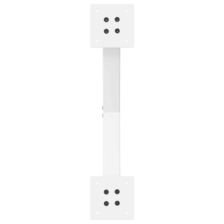 sofabordsben X-formet 2 stk. hvid 60x(30-31) cm stål