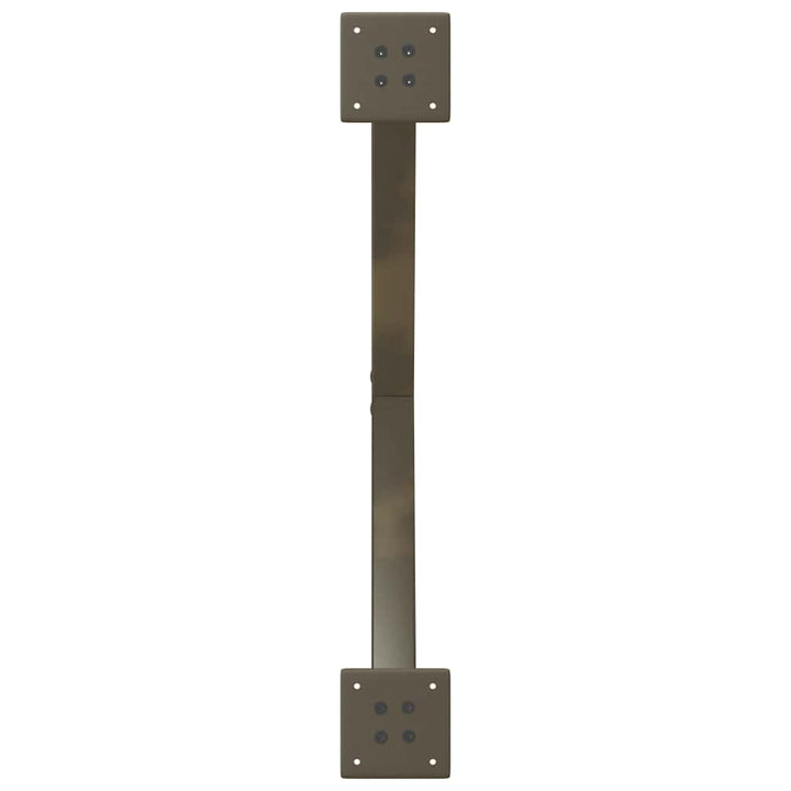 sofabordsben X-formet 2 stk. naturstål 70x(30-31) cm stål