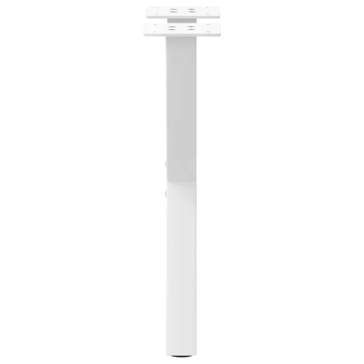 sofabordsben X-formet 2 stk. hvid 28 x (42-43) cm stål