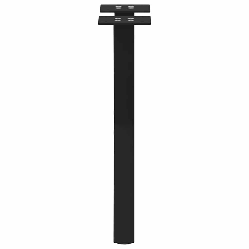 sofabordsben X-formet 2 stk. sort 38 x (42-43) cm stål