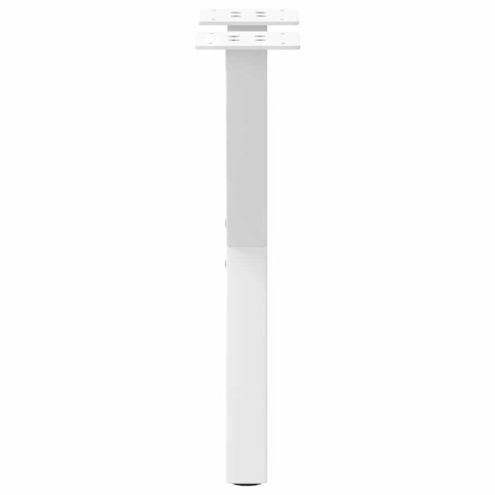 sofabordsben X-formet 2 stk. hvid 38 x (42-43) cm stål