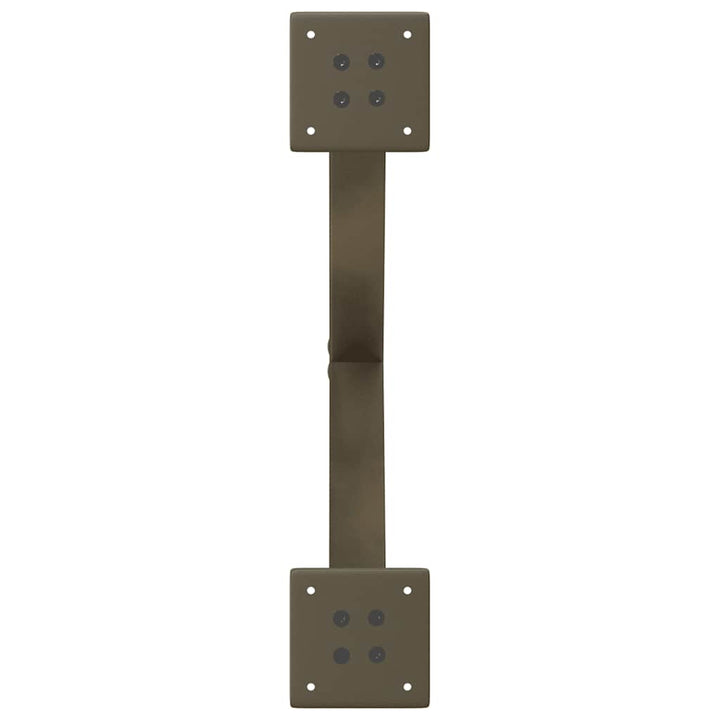 sofabordsben X-formet 2 stk. naturstål 50x(42-43) cm stål