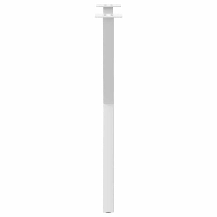 spisebordsben X-formet 2 stk. hvid 50x(72-73) cm stål