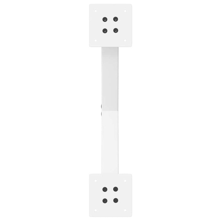 spisebordsben X-formet 2 stk. hvid 50x(72-73) cm stål