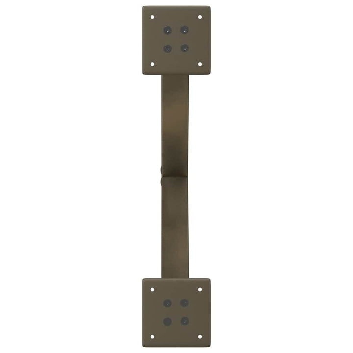 spisebordsben X-formet 2 stk. naturstål 57 x (72-73) cm stål
