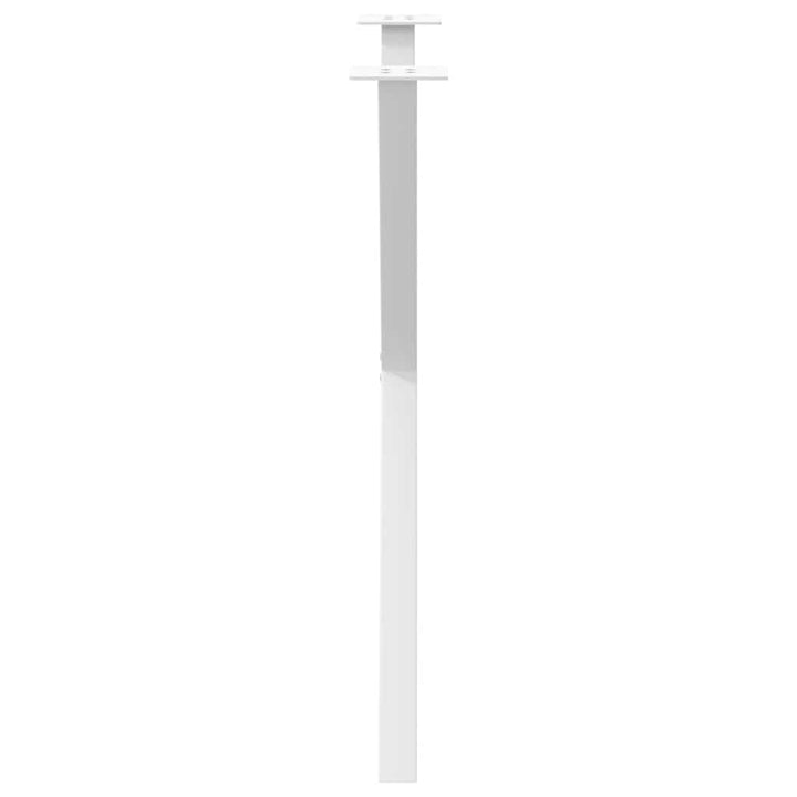 spisebordsben X-formet 2 stk. hvid 70 x (72-73) cm stål