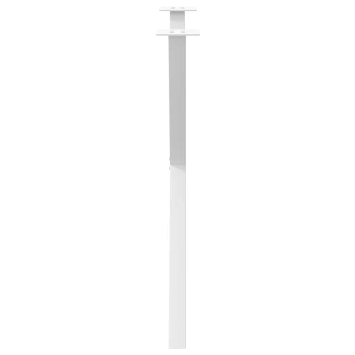 spisebordsben X-formet 2 stk. hvid 80x(72-73) cm stål