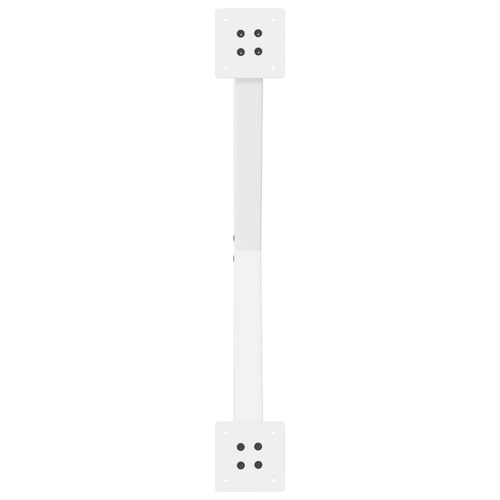 spisebordsben X-formet 2 stk. hvid 80x(72-73) cm stål