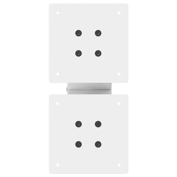 sofabordsben X-formet 2 stk. hvid 40x(30-31) cm stål