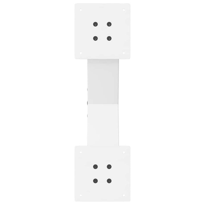 sofabordsben X-formet 2 stk. hvid 60x(30-31) cm stål