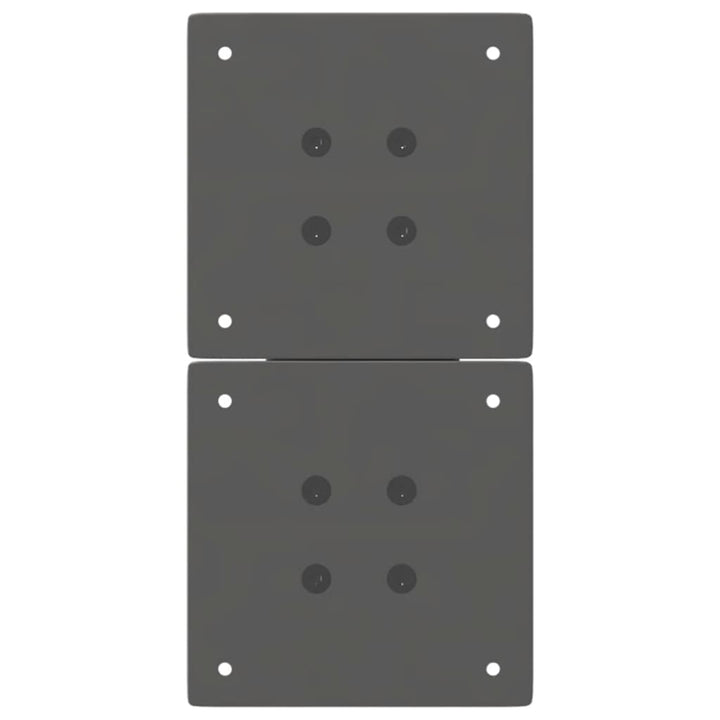sofabordsben X-formet 2 stk. antracit 28 x (42-43) cm stål