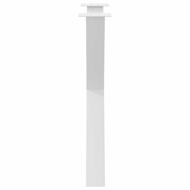 spisebordsben X-formet 3 stk. hvid 70 x (72-73) cm stål