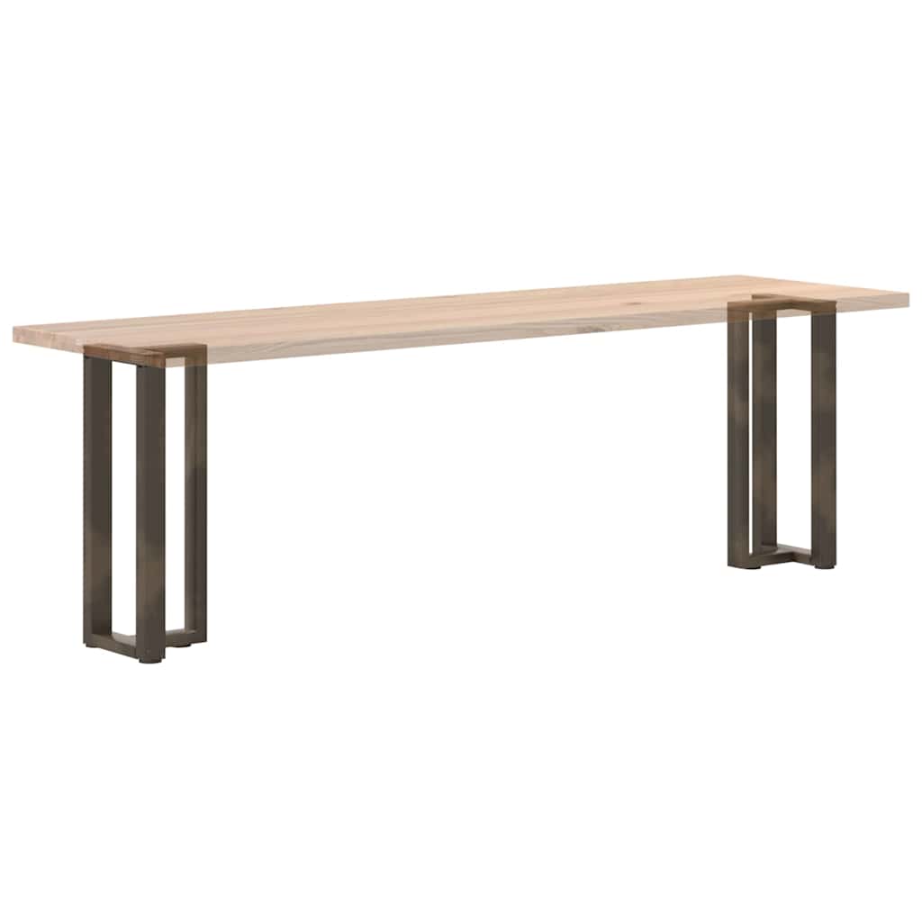 konsolbordben T-formet 2 stk. sort 25x28x(72-73) cm stål