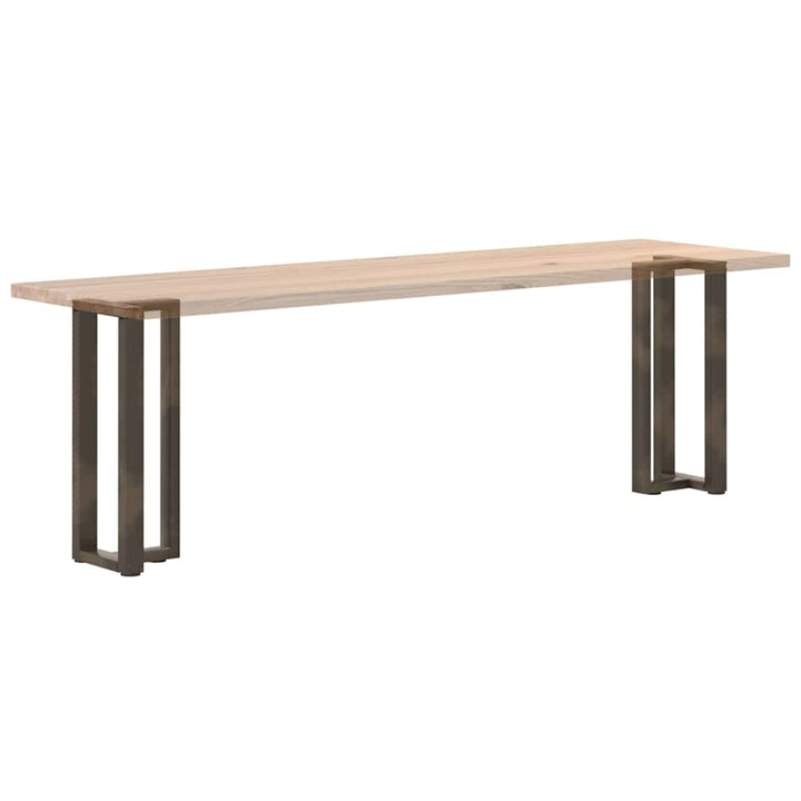 konsolbordben T-formet 2 stk. sort 25x28x(72-73) cm stål