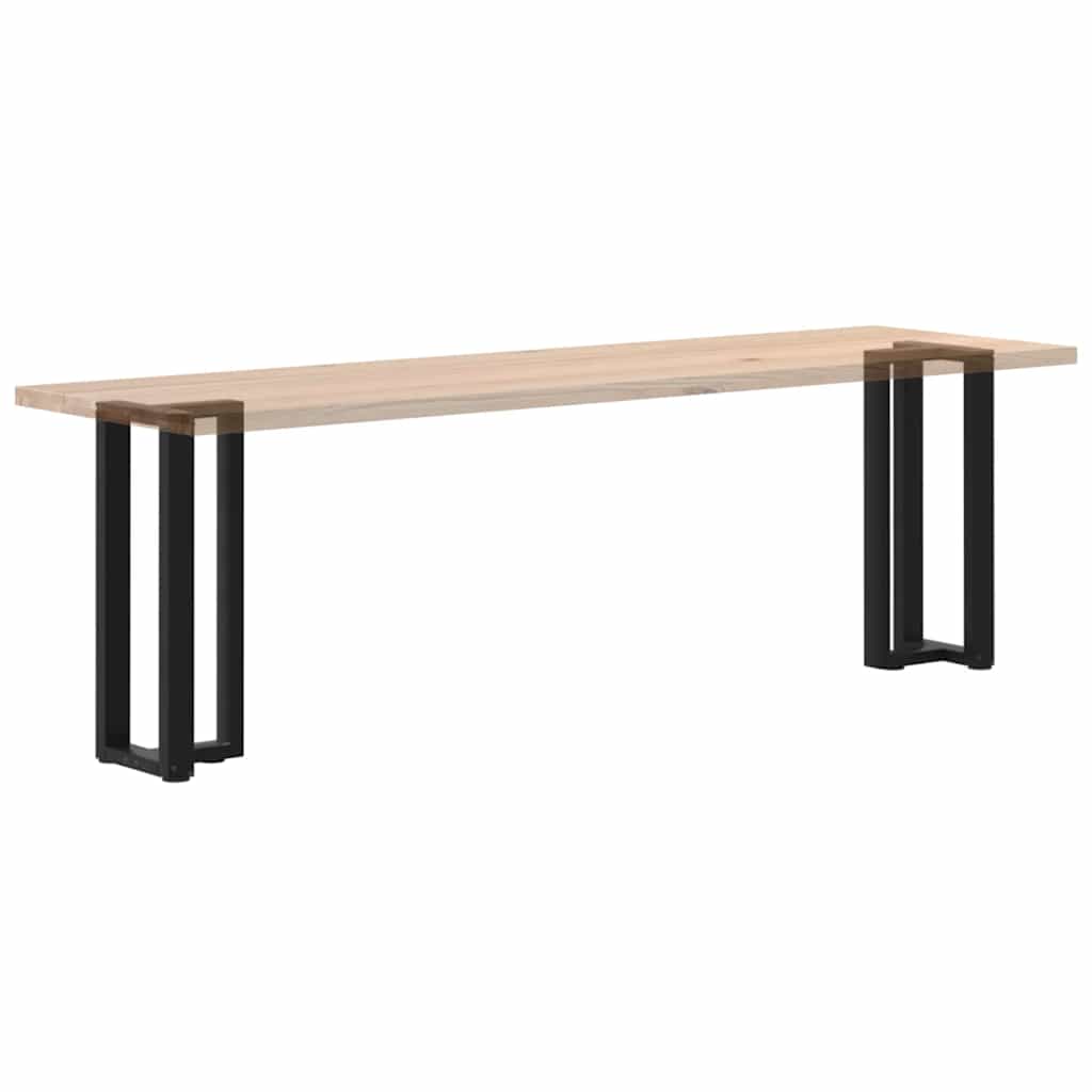 konsolbordben T-formet 2 stk. sort 38x25x(72-73) cm stål