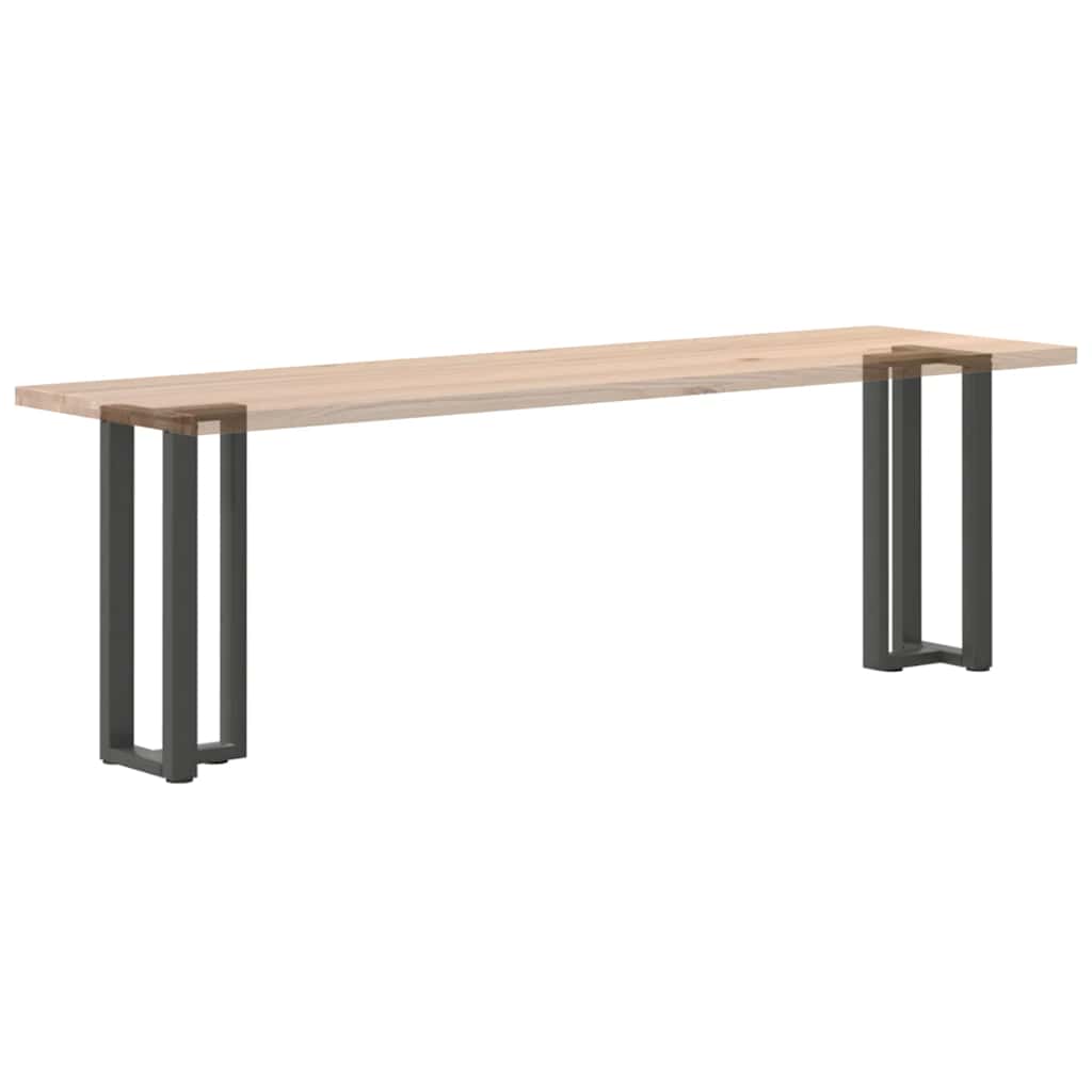 konsolbordben T-formet 2 stk. antracit 38x25x(72-73) cm stål