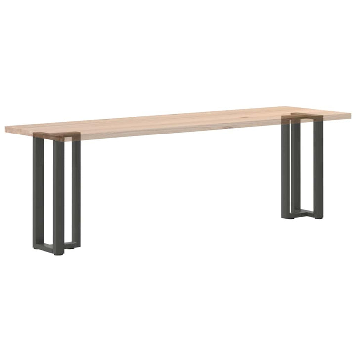 konsolbordben T-formet 2 stk. antracit 38x25x(72-73) cm stål