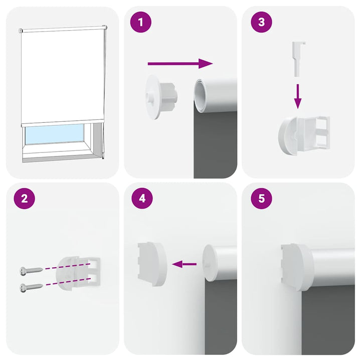 rullegardin mørklægning 150x130 cm stofbredde 146,6cm polyester