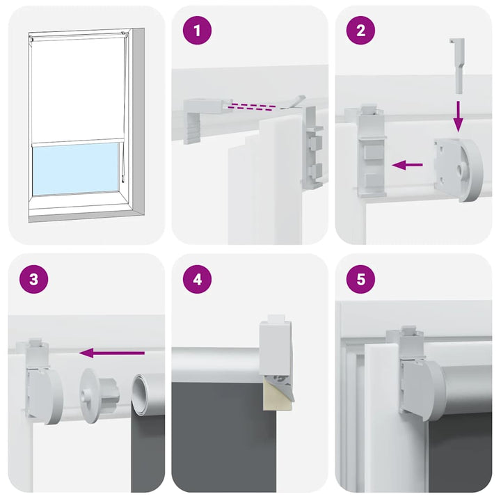 rullegardin mørklægning 120x150 cm stofbredde 116,6cm polyester