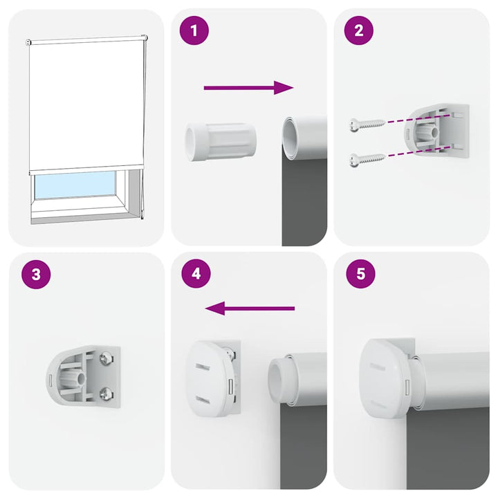 rullegardin mørklægning 105x210 cm stofbredde 100,7cm polyester