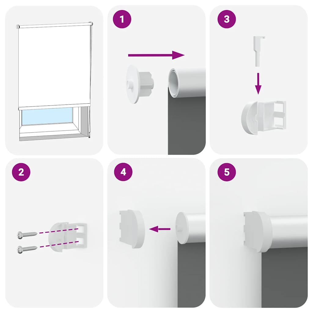 rullegardin mørklægning 120x175 cm stofbredde 116,6cm polyester