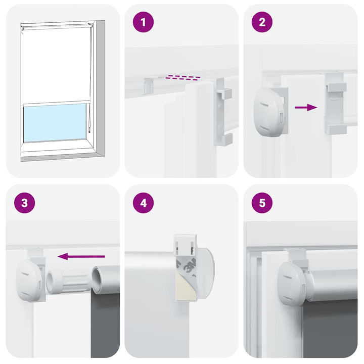 rullegardin mørklægning 115x210 cm stofbredde 110,7cm polyester