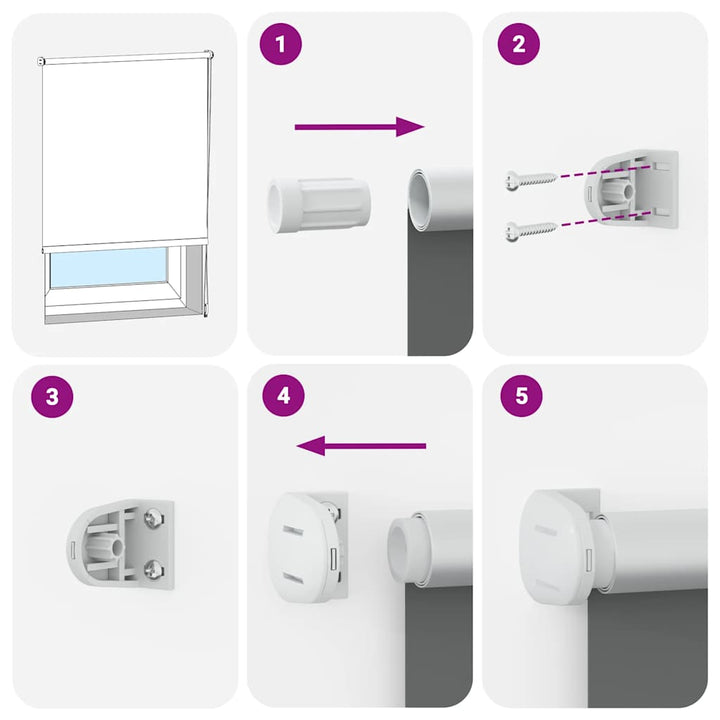 rullegardin mørklægning 115x210 cm stofbredde 110,7cm polyester